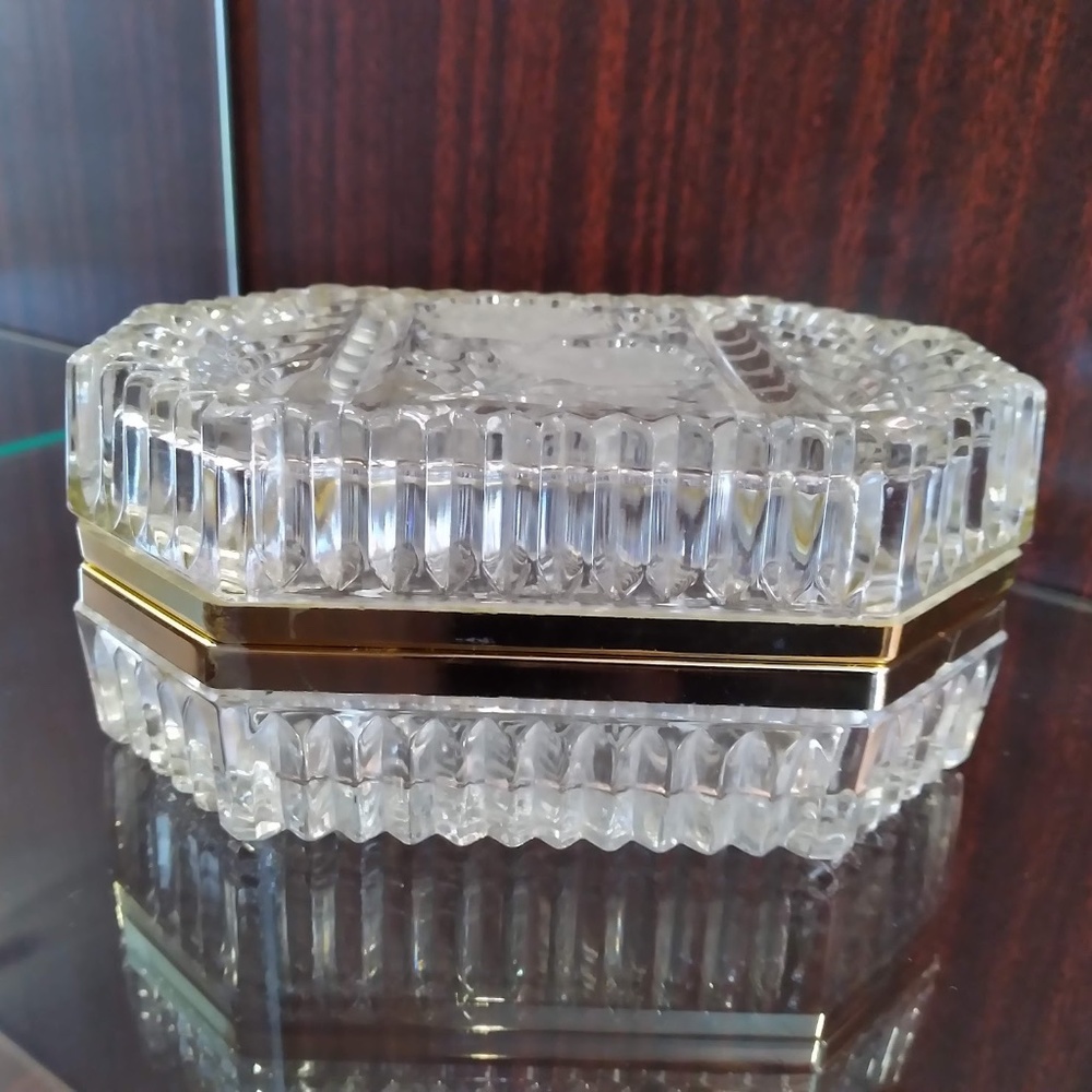 Crystal Jewelry Box Roses Theme - Picture 3 of 7